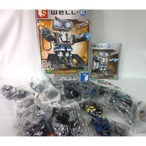 Sembo Block Model 704971 Well-e Robot Power Functions 611+ Pieces - Picture 2 of 7